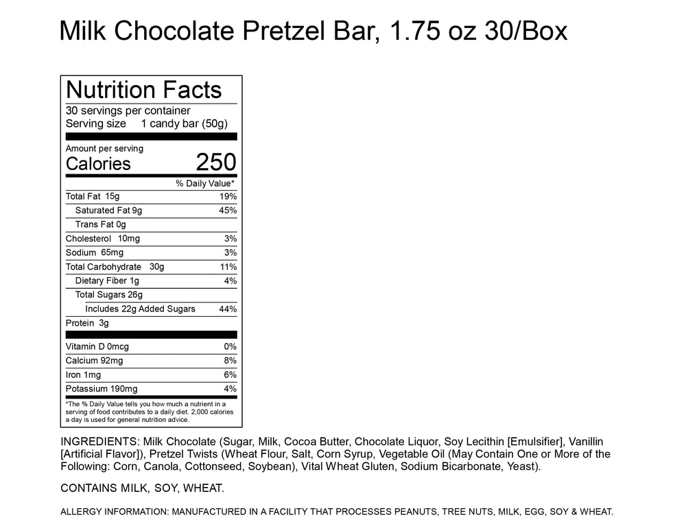 Milk Pretzel Crunch 30 box
