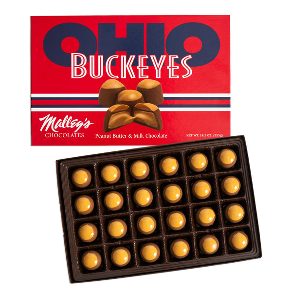 Milk Chocolate Buckeyes (14oz Box - 16 buckeyes) — Buckeye