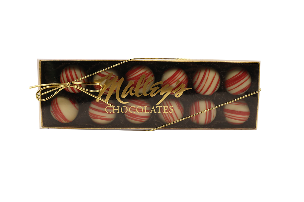 Truffles Candy Cane 6 oz White