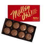 milk chocolate malley ohs 8 in box white background