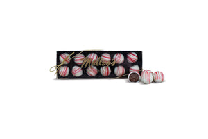 Candy Cane Truffle Box