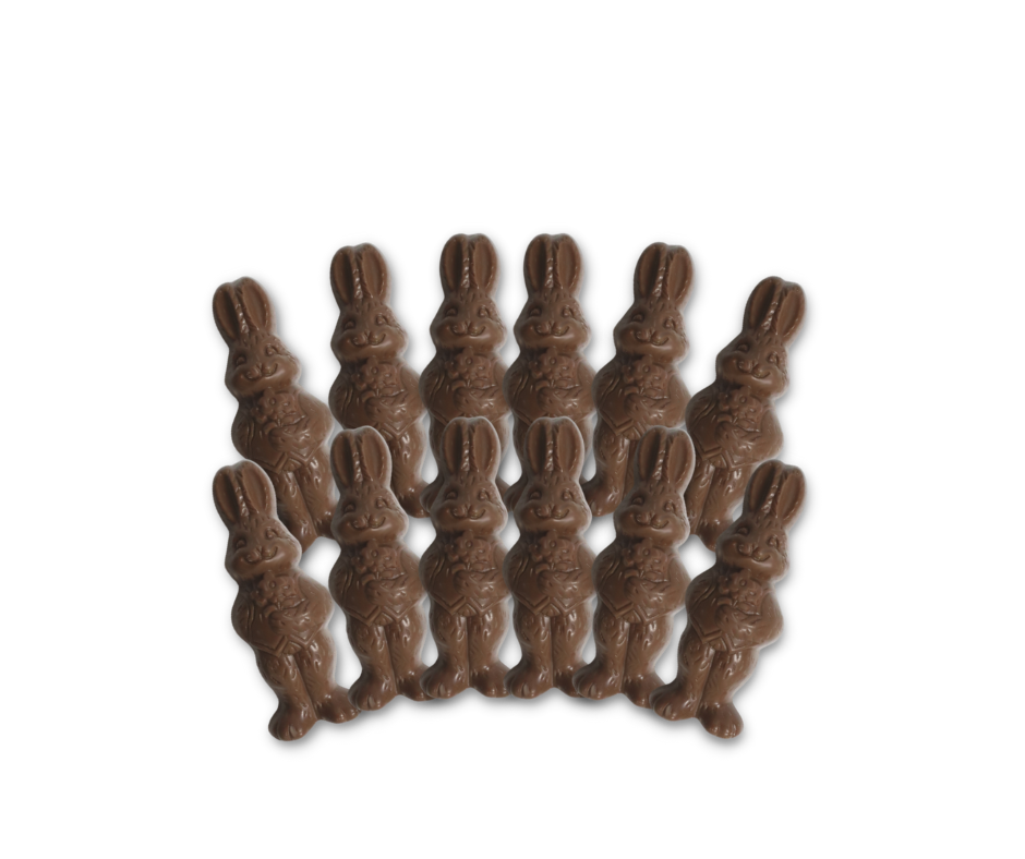 12 1.5oz Milk Chocolate Rabbits